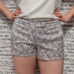 J crew floral shorts